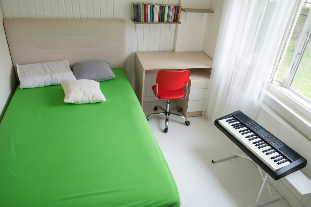 Room cleaning before and after